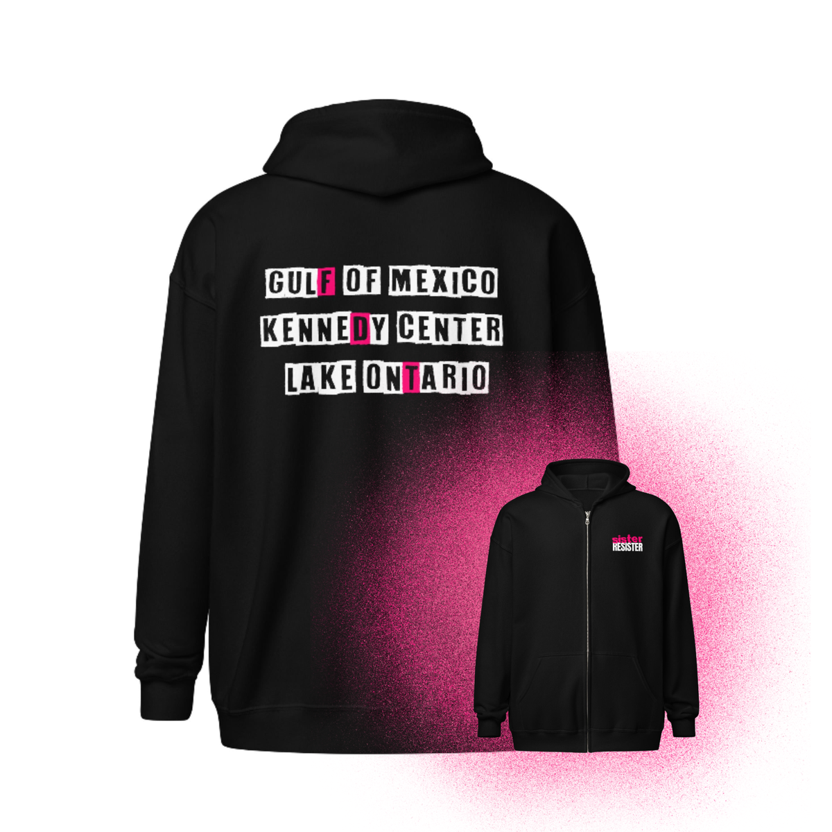 FDT  Renamed Unisex Zip Up Hoodie