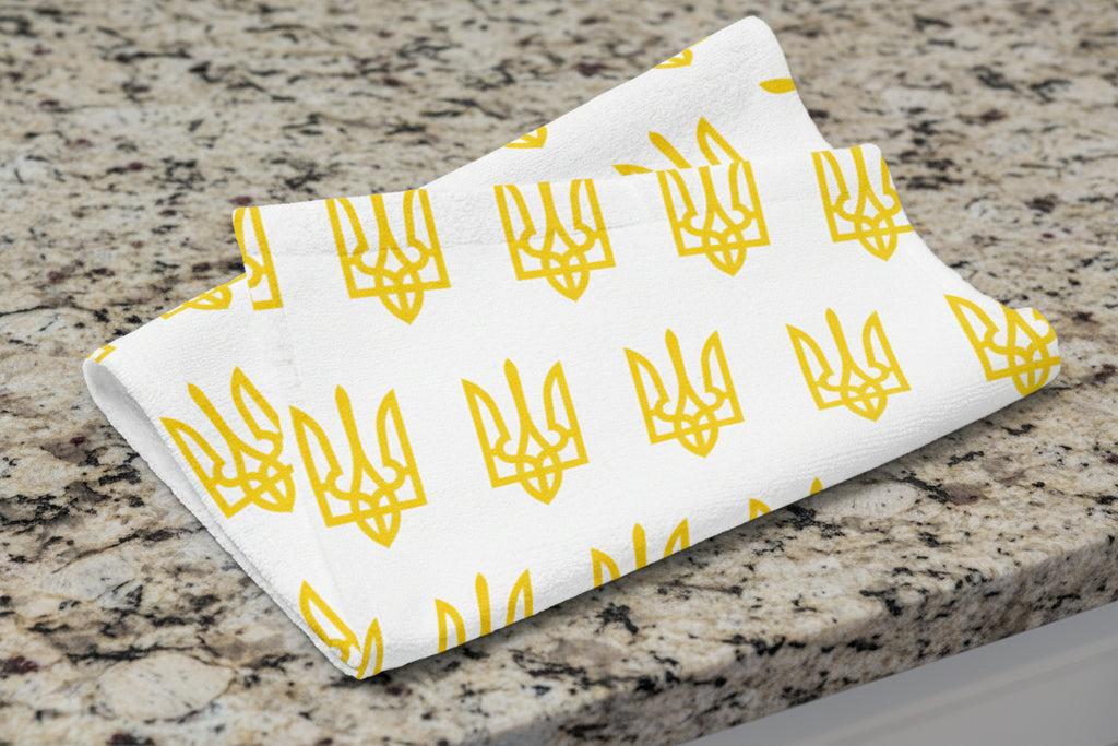 Ukraine Support Tea Kitchen towel, Free Shipping