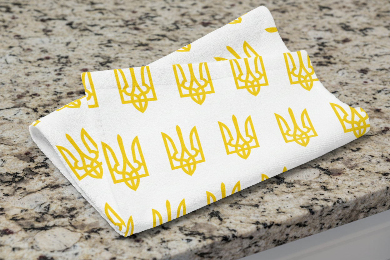 Ukraine Support Tea Kitchen towel, Free Shipping