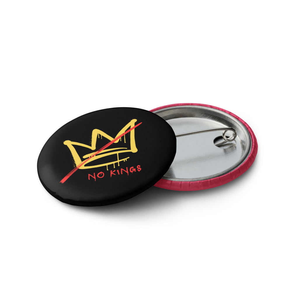 Resistance Protest Pin Buttons Set of 5, FDT Antifa No Kings, Free Shipping